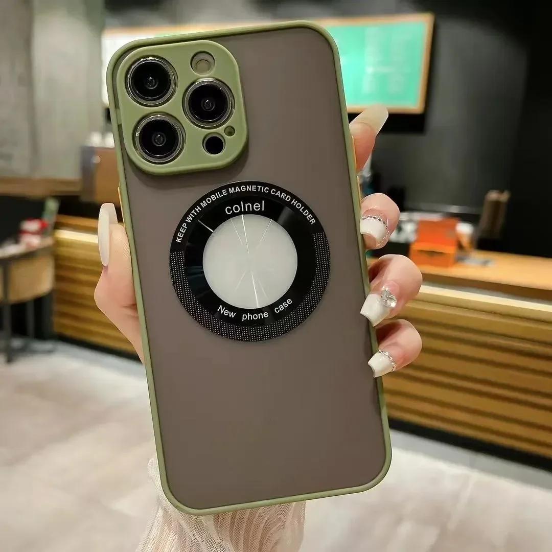 

Магнитный чехол Magsafe Funda для iPhone 12 11, чехол для iPhone 15 13 14 Pro Max 12 13 Mini 14 Plus, чехлы Fonda в виде ракушки For iPhone 14 Plus