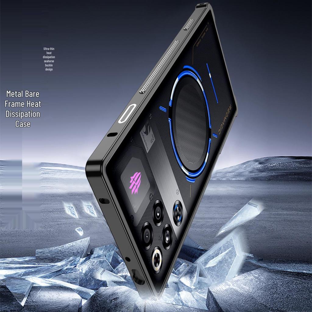 RedMagic 11 Pro Fibbia Metallica Antiurto Dissipazione del Calore Custodia Supercar