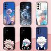 Anime H-Hunter K-Killua Phone Case For Samsung S24,S21,S22,S23,S30,Ultra,S20,Plus,Fe,Lite,Note,10,9,5G Black Soft Shell
