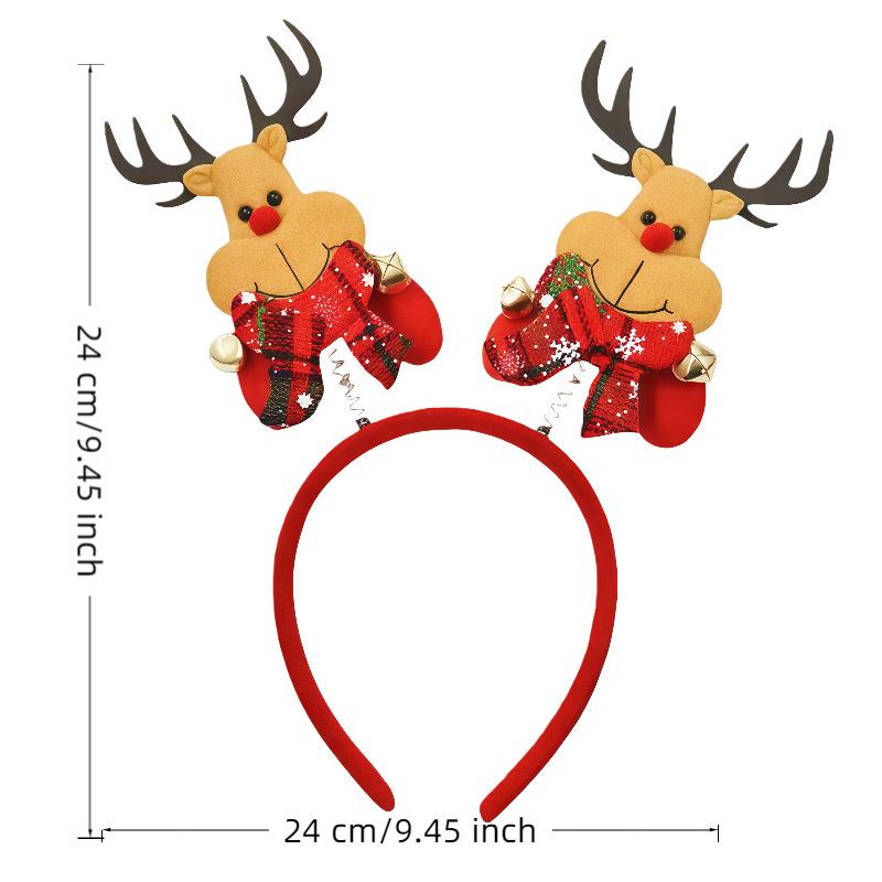 Santa Claus Card Holder Headband - Christmas Cosplay Party Decoration