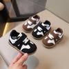 Autumn New Boys and Girls Baby White Shoes Casual Shoes 0-1-2 Years Old 3 Soft Sole White Shoes Board Shoes Tide