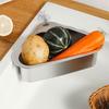 Sink Rack Corner Drain Triangle Design Storage Rack For Kitchen Sink Basket For Sink Food Strainer Stainless Steel For Fresh