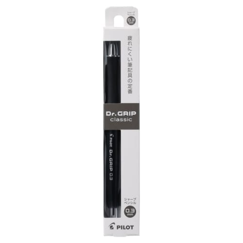 PILOT Mechanical Pencil Doctor Grip Classic 0.3mm Black HDGC13B