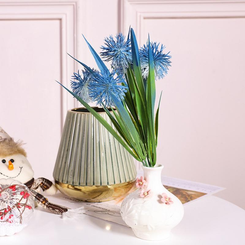 Yapay çiçekler Vintage Ipek 5 Kafa Kestane Buket Vintage Gelin Tutan Sahte Çiçekler Ev Düğün Dekorasyon Aksesuarları