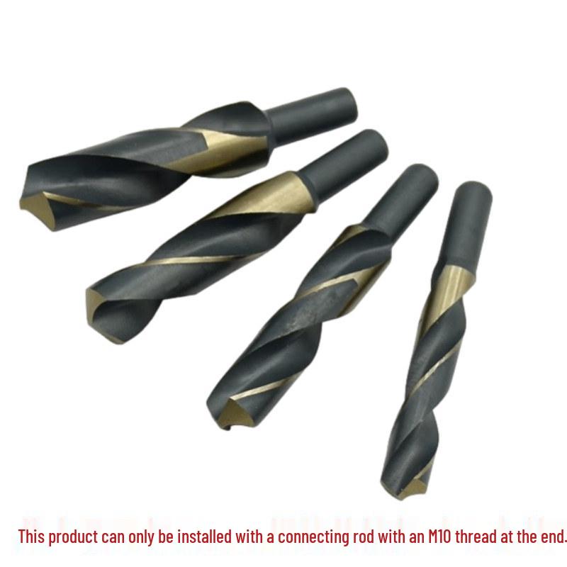 Twist Drill Bit Set for Woodworking (14-25mm, M10 Thread)