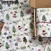 WTEMPO 40 Sheets 35*50CM Christmas Gift Wrapping Paper Christmas Series Pattern Printed Packaging Paper for Holiday Decorations and Gift Box Filling