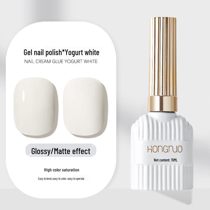 

HONGNUO Чисто Белый Йогуртовый Альбумин УФ Гель Лак для Ногтей для Салонного Использования