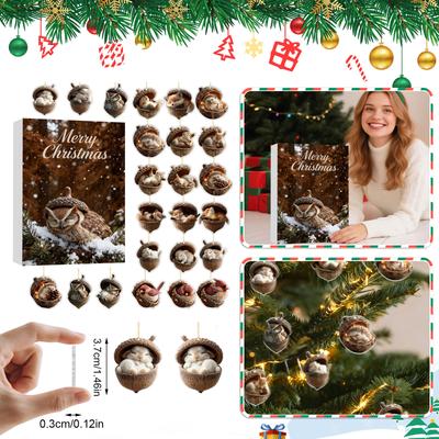Advent Calendar Contains 24 Gifts, Cute Figures Doll Advent Calendar, Countdown Calendar With Surprise Toys, Collectible Figures Gift For Kids