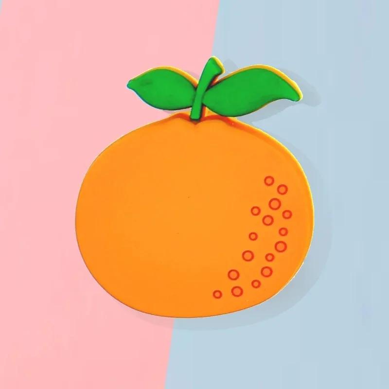 

Fruit Fridge Magnet Stickers Vegetable Refrigerator Magnets for Home Decoration, SIZE: 5CM помаранчевий