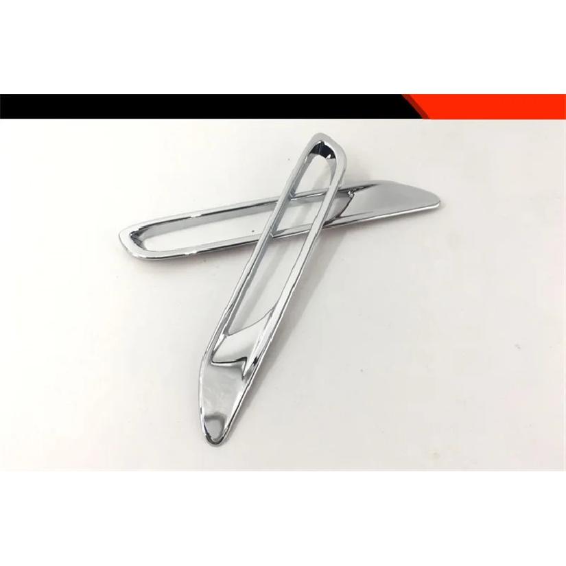 For Nissan Qashqai J11 2018   ABS Chrome Auto Rear Foglight Lamp Frame Cover Decoration Reflector Trims Car Accessories