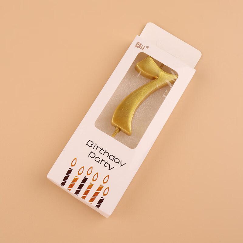 LIEI Gold Number Birthday Candle