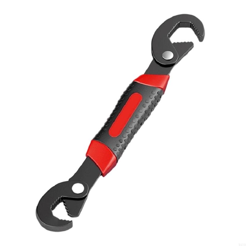 Multifunctional Large Open Wrench Locking Ratchet Open End Wrench Manual Repair Tool Spanner For Plumbing Mechanic M4YD