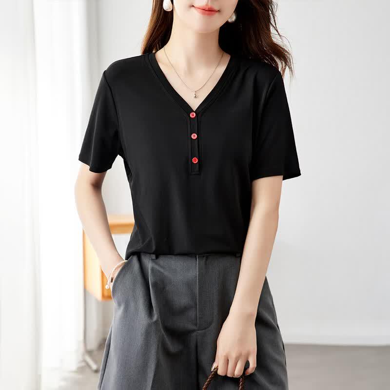 

Women s 100% Mulberry Silk Twisted T-Shirt 42