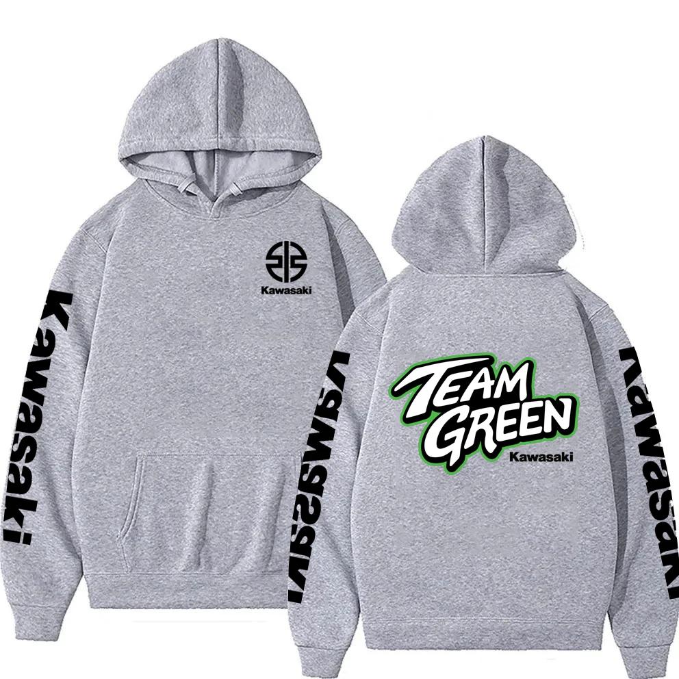 Hot selling high-quality hooded sweatshirt with Kawasaki logo for men, high-end comfort and simplicity sports style top Sp