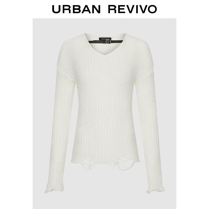 

UR Textured Irregular Hem Knit Sweater XXS