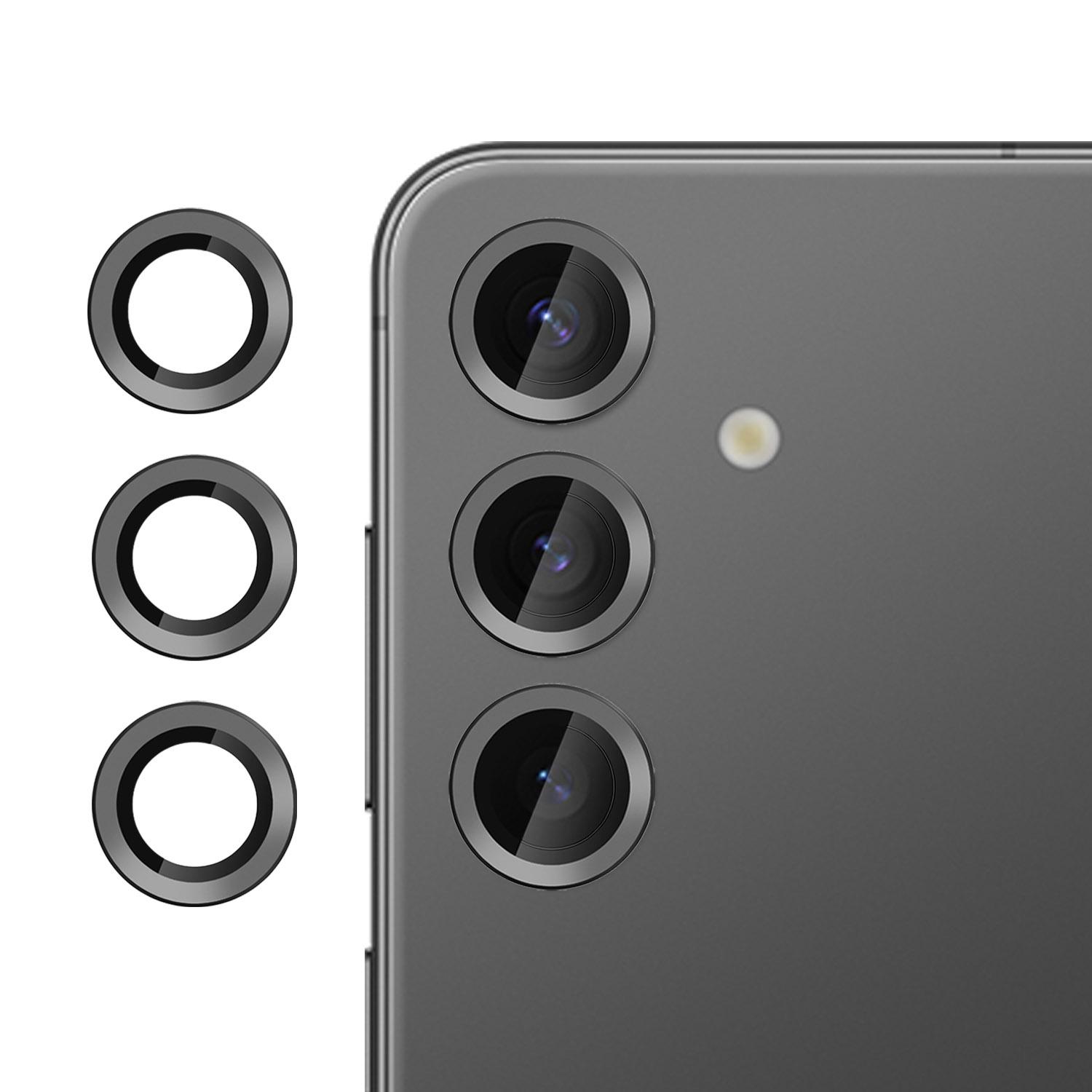 

Для Samsung Galaxy S24 Защита объектива телефона Защита от царапин Ультратонкая пленка из закаленного стекла Black