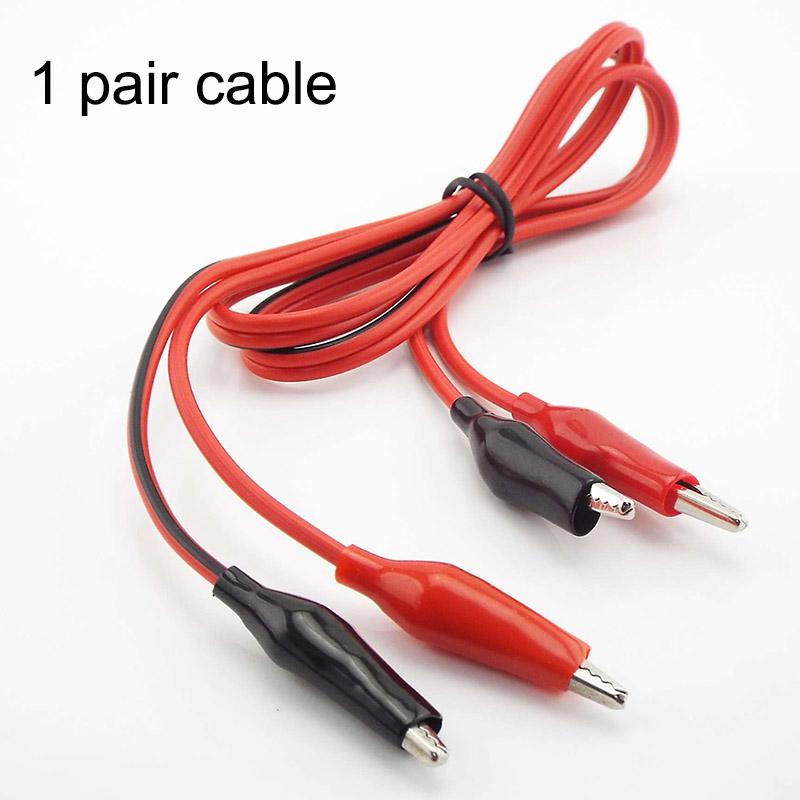 Agrafe aligator Cablu de testare electric Pince Crocodil DIY Jumper Sârmă Electric Roach Cordon Pedală pentru multimetru
