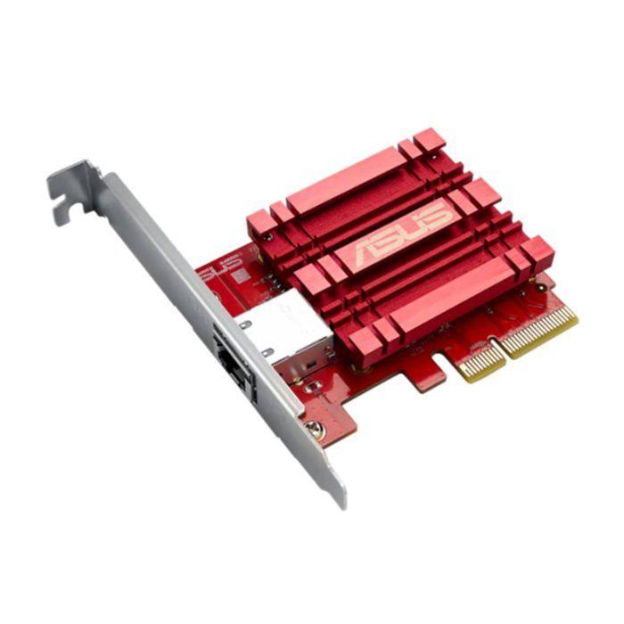 Carte ethernet 10go - asus - xg-c100c - pci express - 1 port rj45 - câble réseau cuivre
