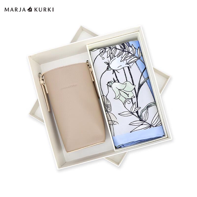 MARJA KURKI Forest Fairy Silk Scarf & Phone Bag Gift Set