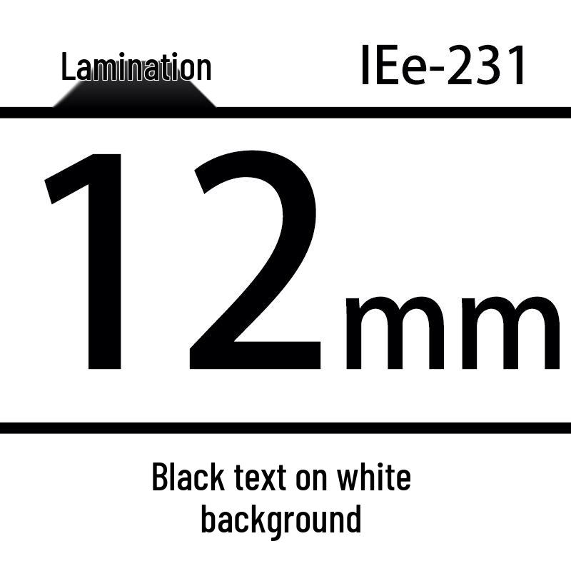 iBest DYMO DM1 Compatible 12mm Waterproof Scratch-Resistant Label Tape 45010 Series