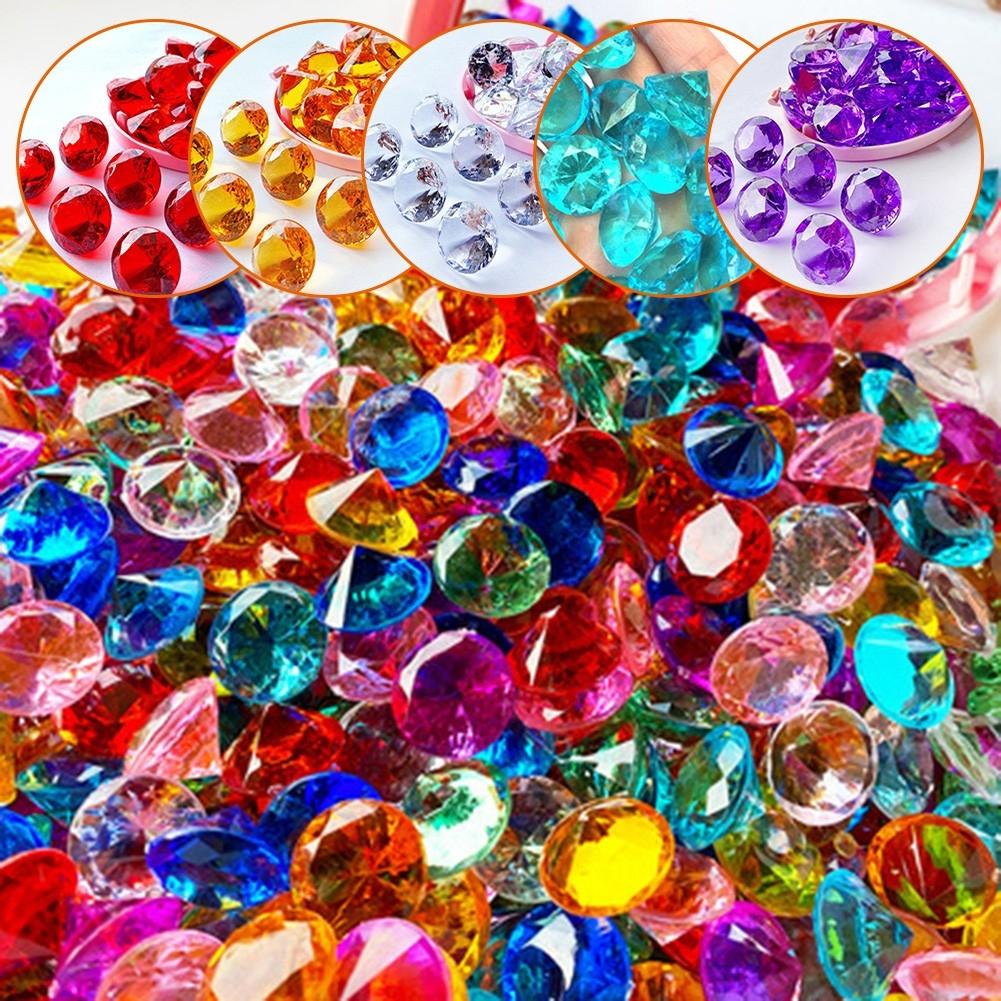 Bulk Acrylic Pirate Jewels for Your Treasure Hunting Event (100 Pieces)