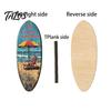 1/3Pcs Surfboard Plaque Decoration, Solid Wood Vintage Coastal Wall Sign, Retro Seaside Style Wall Art Ornament for Indoor Outdoor Use