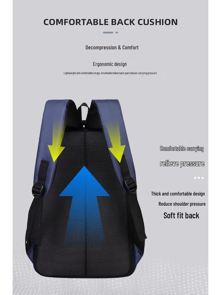 Multifunctional Water-Repellent Laptop Backpack: Casual, Business, and Travel-Ready
