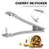 Professional Cherry Pitter Gadgets Stainless Steel Fruit Plum Stone Corer Pitter Kit Jujube Red Date Accessories