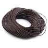2-5m/lot 1-8mm Genuine Cow Leather Round/Flat Strand Thong Cord DIY Bracelet Findings Rope String For Jewelry Making Accessories