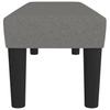 Vidaxl Bench, Dark Gray, 100X30X30 Cm, Upholstered with Fabric