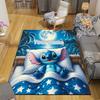Custom 1Pc Mermaid Stitch Moonlight Adventure Rug Office Carpet Indoor Outdoor Entrance Doormat Nonslip Soft And Comfortable Living Room D916313