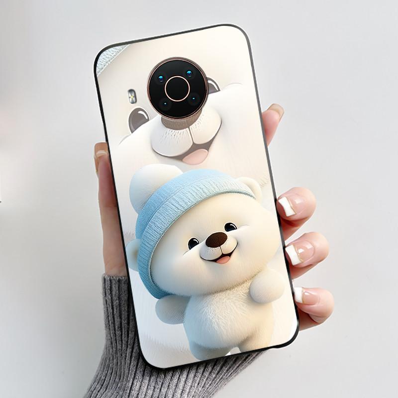 Viral Black Case For Nokia X20/Nokia X10 Fashion Dragon Kin Pattern Jelly Shell For Nokia X100 Shockproof Soft Cover
