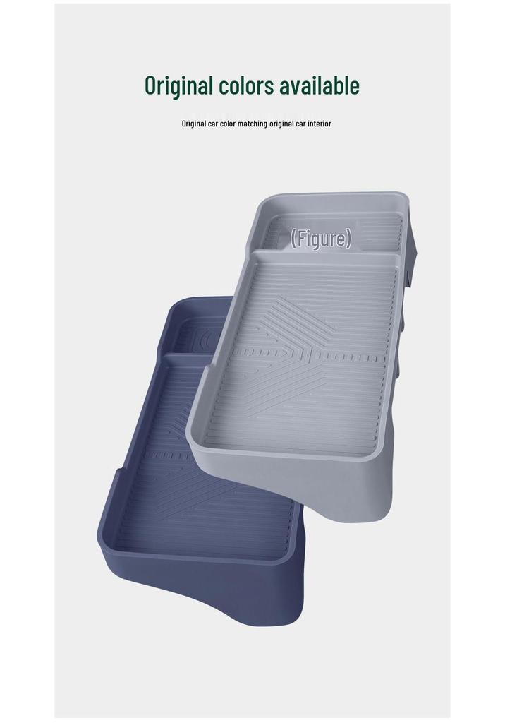 Car Storage Box & Rear Seat Organizer - Shockproof Silicone Accessory for Leapmotor A10 Screen (Fits 26 Models)