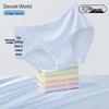 SecretWorld Ice Cotton Antibacterial Mid-Waist Briefs