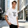 Unisex Streetwear Tshirt Trust No One Letter Print Minimalist Typography Casual Daily Street Top