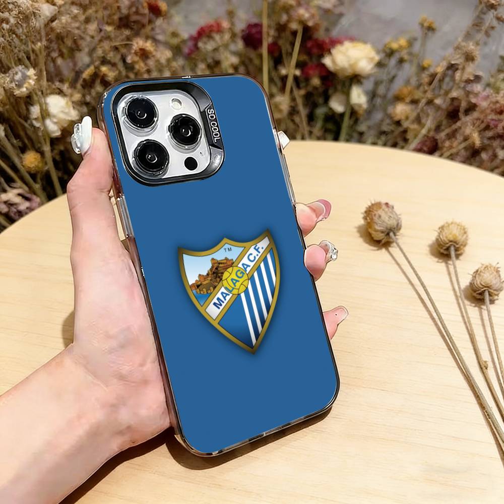 

Cool M-Malaga-A C-CF Phone Case For iPhone 17,16,15,14,13,12,11 Plus,Pro Max,XS,Colored Silver Plated Inside Cover iPhone14