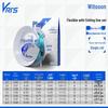 Weituosen Flexible Knot-Free Fishing Line Set for Crucian Carp, 4.5m & 6.3m