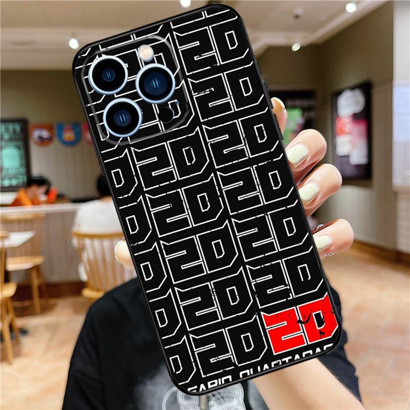 Fabio Quartararo 20 Hülle Für iPhone 16 15 11 12 13 14 Pro Max XS XR X 7 8 Plus 12 13 Mini Weiche Hülle