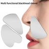 1 buc din oțel inoxidabil pentru curățarea foliculilor de păr răzuitoare pentru puncte negre Gua Sha răzuitoare masaj pentru placa de îngrijire a pielii faciale masaj facial
