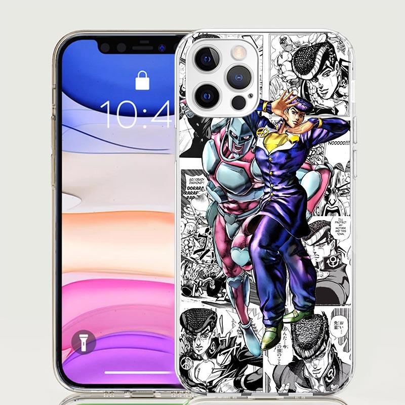 JoJo Adventure Higashikata Josuke Phone Case For Iphone 11 12 13 Mini 14 15 Plus 17 Air 16 Pro Max 16E 7 8 SE Art Customized Coq