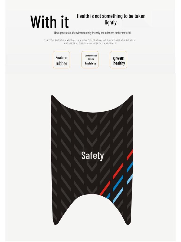 Waterproof Anti-slip Pedal Mats for Green Horse Electric Scooter