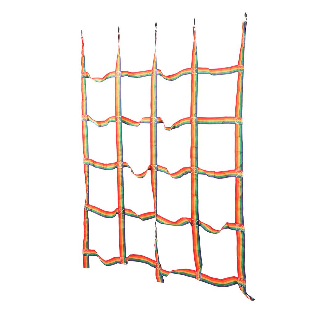 57 X 72 Inch Climbing Cargo Net Kids Climbing Rope Ladder PP Fiber High Load Capacity Climbing Net