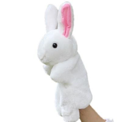 Cute Cartoon  Doll Kids Glove Hand Puppet  Plush Bunny Finger Toys