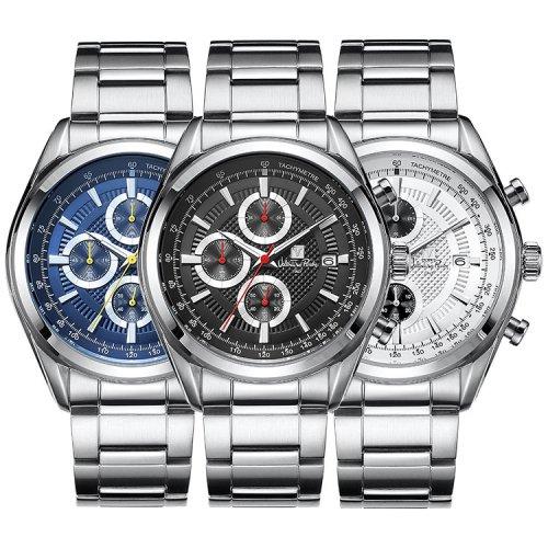 

[VALENTINO RUDY] VALENTINO RUDY Balkan Men s Metal Wristwatch VR6555 03_VR6555B-WTWT