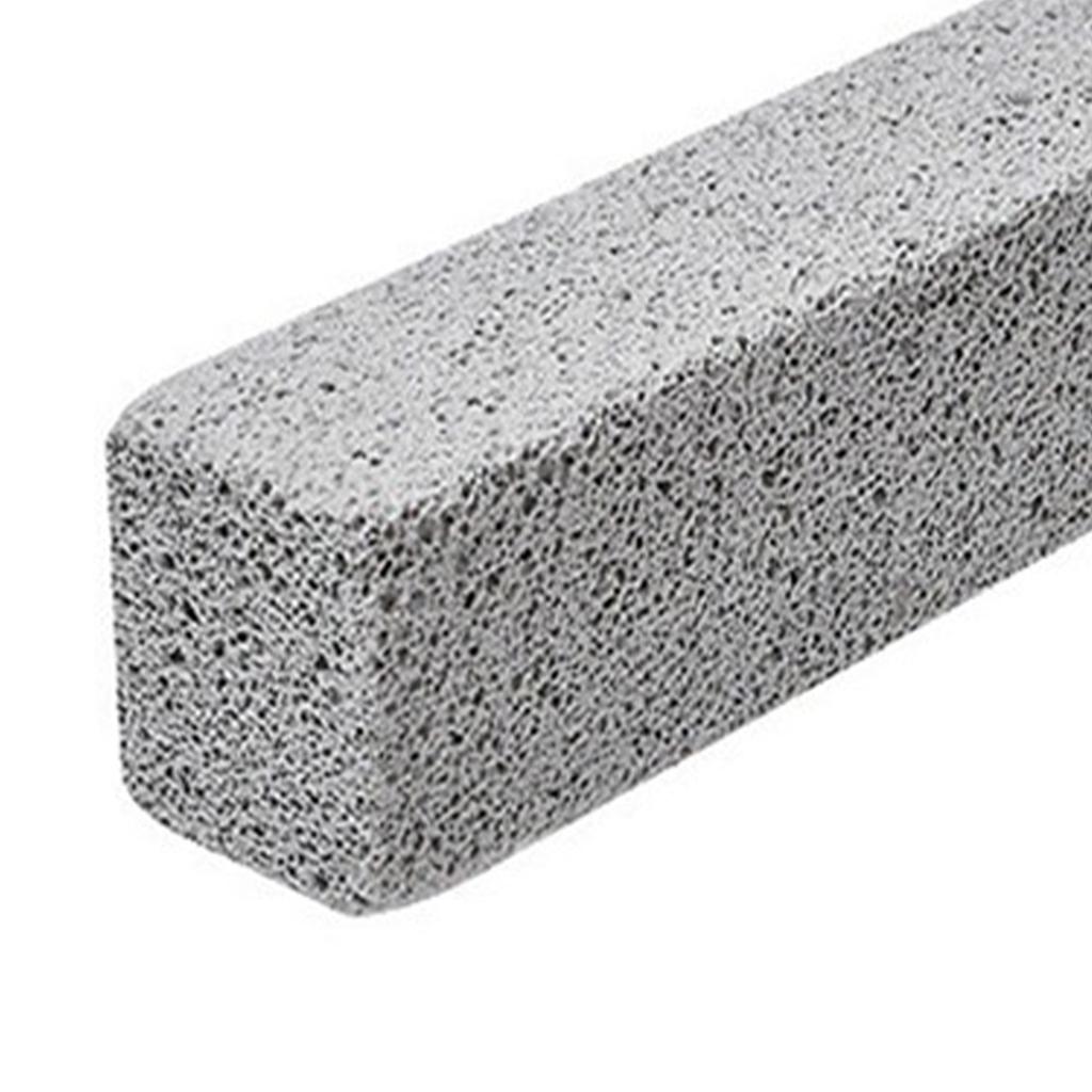 2pcs Pumice Stone Toilet Bowl Cleaner Efficient Toilet Bowl Cleaner Brush with Curved PP Handlee for Tiles BBQ Grills