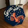 1pc Good Night Dachshund Umbrella with Plastic Handle,Suitable for All Seasons Home Travel Outdoor UmbrellaDD332