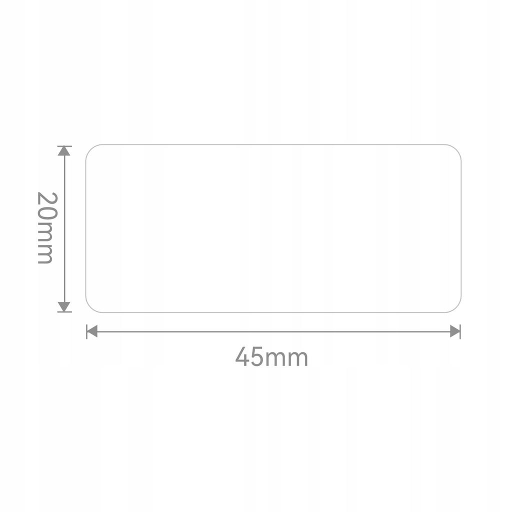 Niimbot Labels Stickers Original 45X20Mm 320Pcs White For B Series