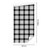 Wallpaper Black and White Checkered Gray, Light Gray and Graphite 50x1000