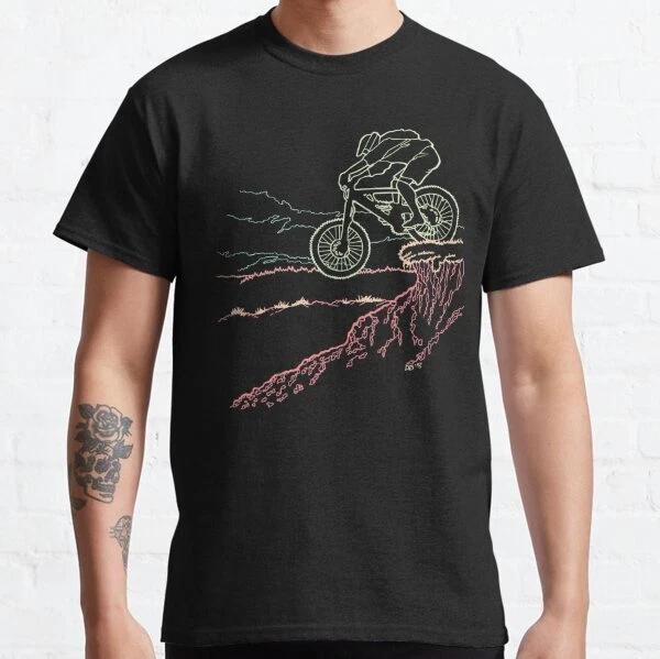 Mountain Biker Retro Vintage Fun Classic T-Shirt S-3XL