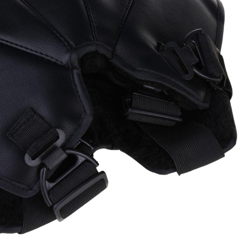 Windproof Leg Protector Mat 2Pcs Motorbike E-bike Riding Warm Knee Pads for Man